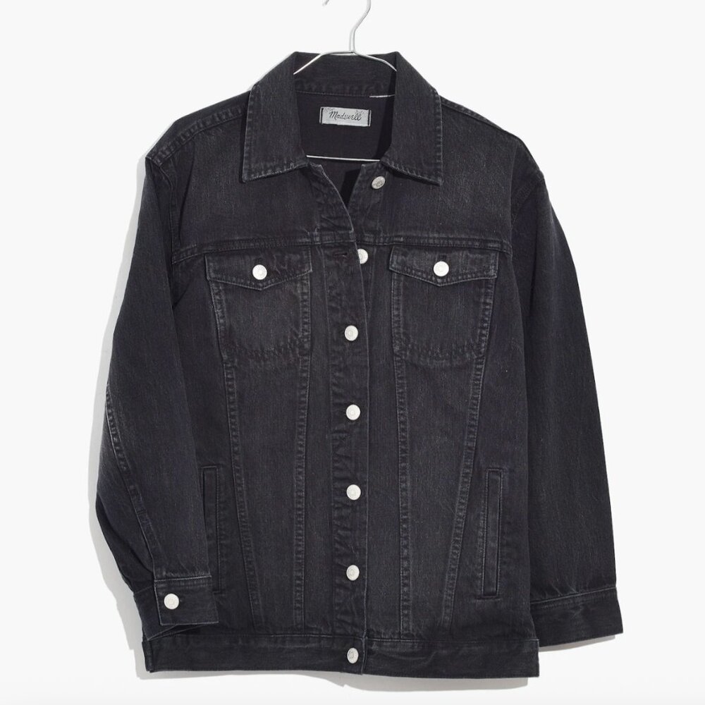 Madewell - The Oversized Jean Jacket in Lunar Wash